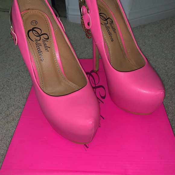 Fuchsia pumps - Picture 4 of 4
